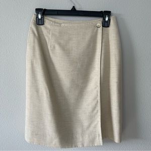 Vintage Pendleton Linen Blend Skirt